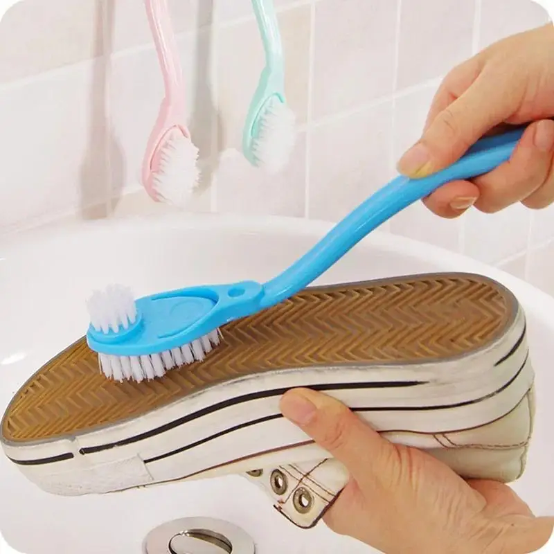 Cepillo limpieza doble mango largo – Multiusos zapatos y hogar - imagen 4