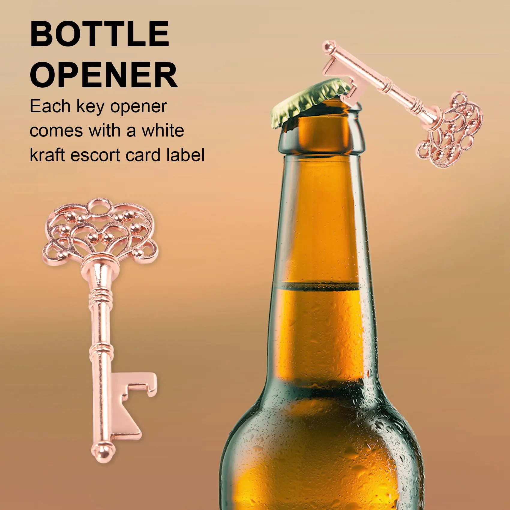 

AS63-60Set открывалки для бутылок с ключами, открывалка для бутылок с биркой для эскорт-карт и брелки для свадебных сувениров, помолвок/Рождества