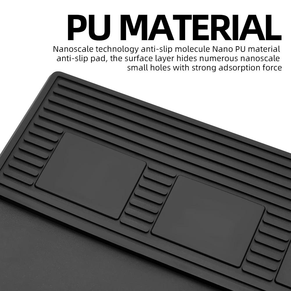 Afbeelding 4: 3/6 Grid Elektrische Push Opslag Mat Kappers Magnetische Lade hittebestendig Pad Siliconen Kussen Clip Schaar Display mat Tool