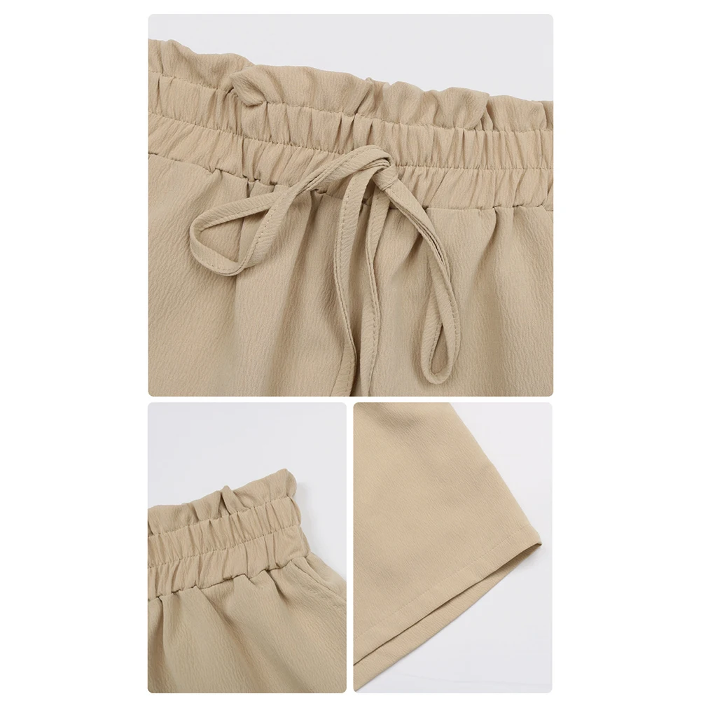 Casual Events Lässige Shorts Atmungsaktive Shorts Einfach zu tragende Shorts mit elastischem Bund Modischer Streetstyle Leichter Stoff