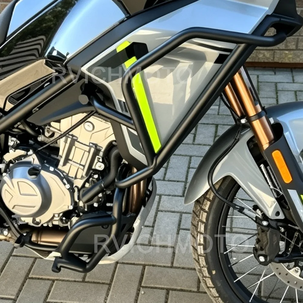 For CFMOTO MT450 450MT 450 MT 450 Motorcycle UPPER&LOWER Highway Crash Bars Engine Tank Guard bar Bumper Protector Accessories