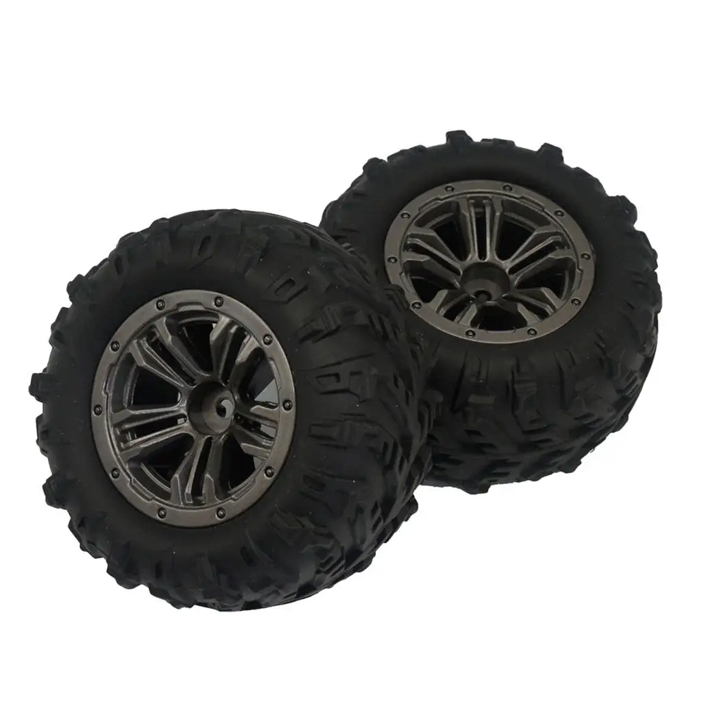 RC Tires Wheels 1/16 Scale Monster Truck Buggy Crawler Tires And