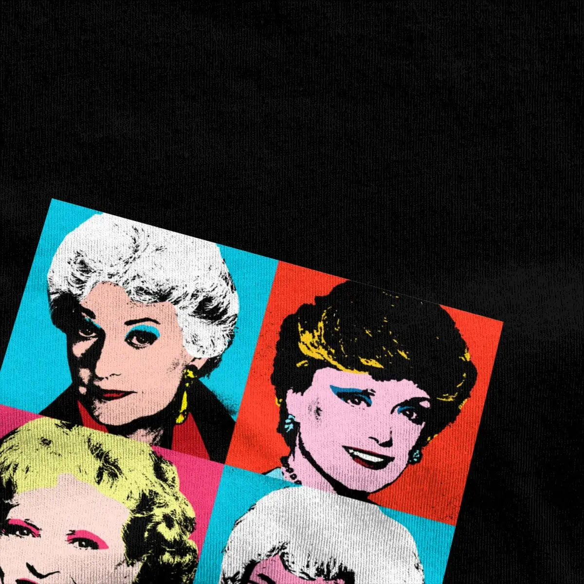 Golden Warhol Girls Betty White Men T Shirt Women Power Leisure Tees Short Sleeve Crew Neck T-Shirt Pure Cotton Gift Clothing