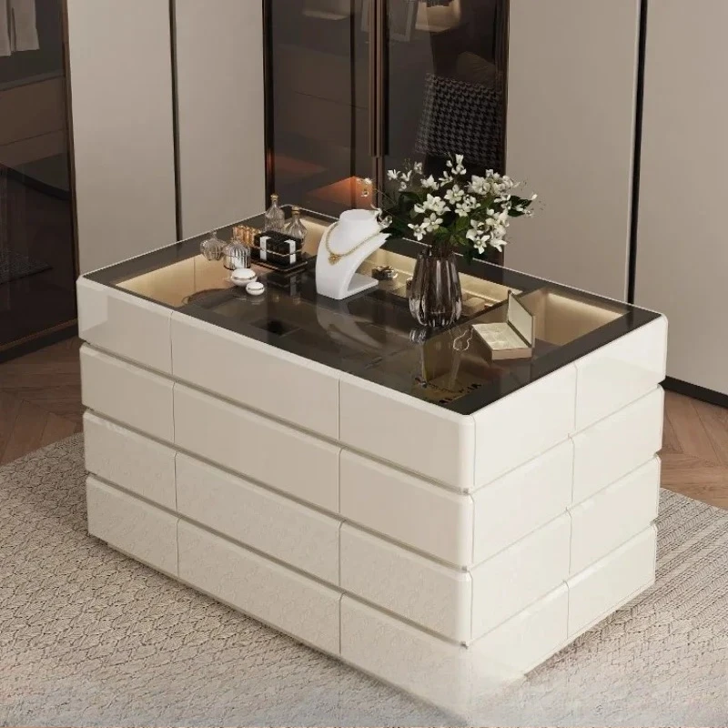 LH1  Nakajima Cabinet Shimadai Modern Simple Light Luxury Display Cabinet Master Bedroom Storage Cabinet