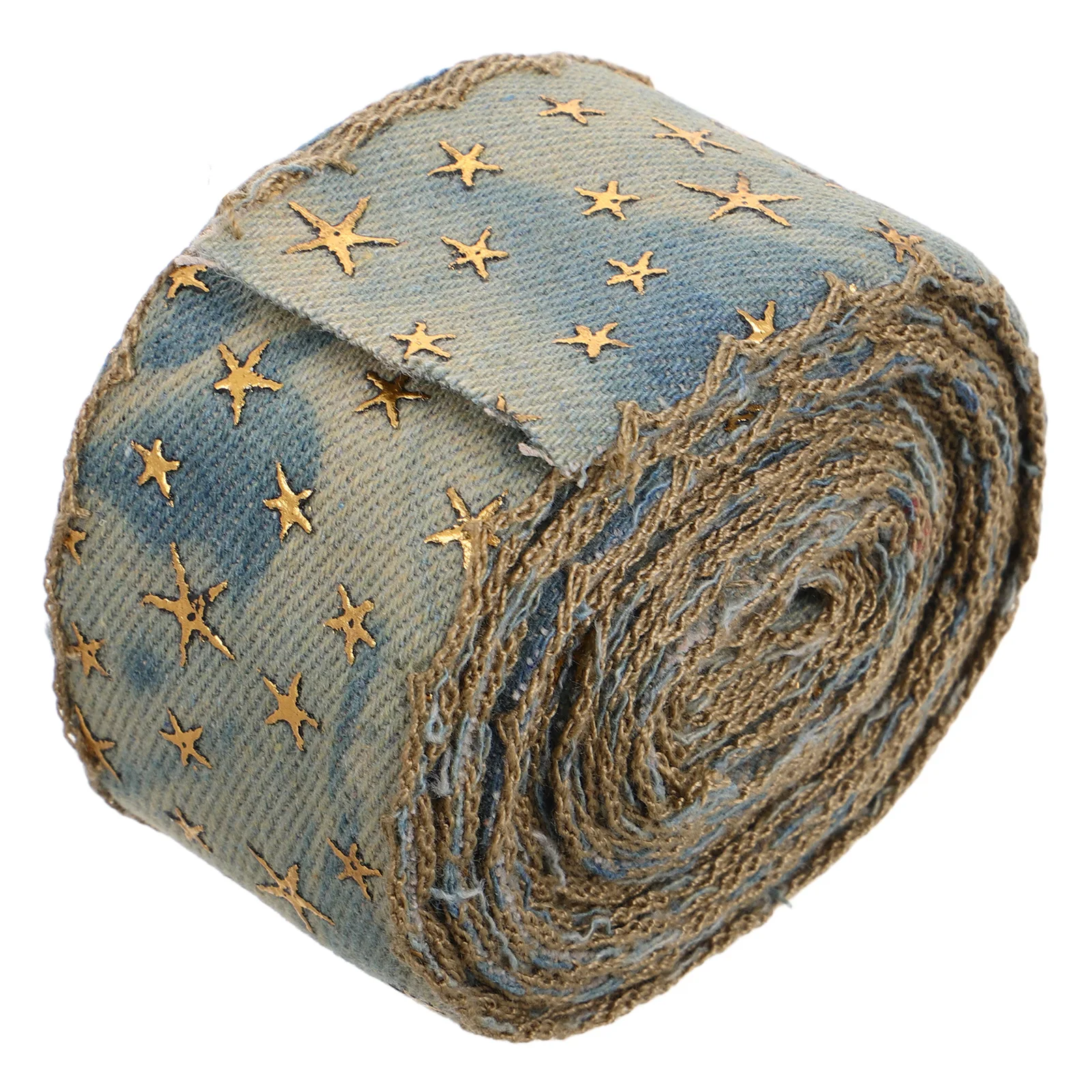 

Retro Denim DIY Sewing Polyester Decorative Make Polyester Ribbon Jean Fabric Ribbon Trim Upholstery Fashion Bow Packaging