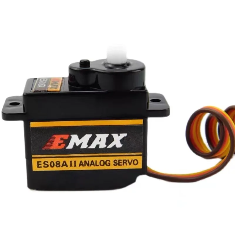 

For EMAX ES08MAII Mini Metal Gear Analog Servo ES08MA II, for Remote Control Car Boat Helicopter Aircraft Robot Spare Parts