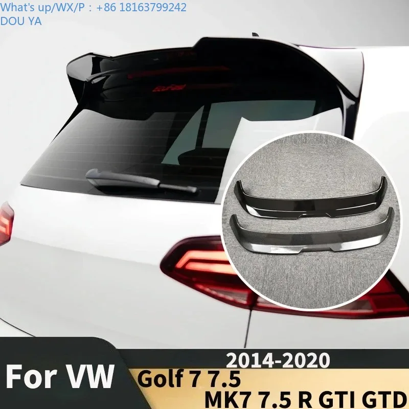

2014-2020 for VW Golf 7 7.5 MK7 7.5 R GTI GTD GTE Rline Spoiler Roof Lip Tail Fin Wing Lid Guard Board Kits Tuning Accessories