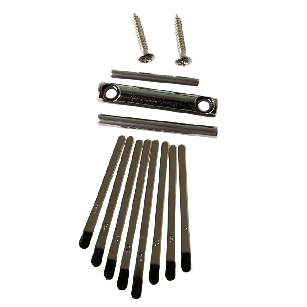 DIY Kalimba Replacement Parts DIY Kalimba Parts Color: Silver Kalimba With Two Thumbs 8-tone Convenient Easy Assembly Enhanced