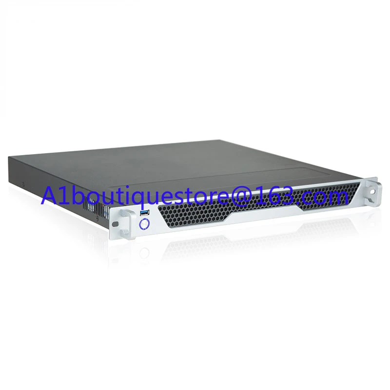 1U chassis, 400MM aluminum alloy panel, 3.0 USB interface, CD switch, soft routing server, industrial control