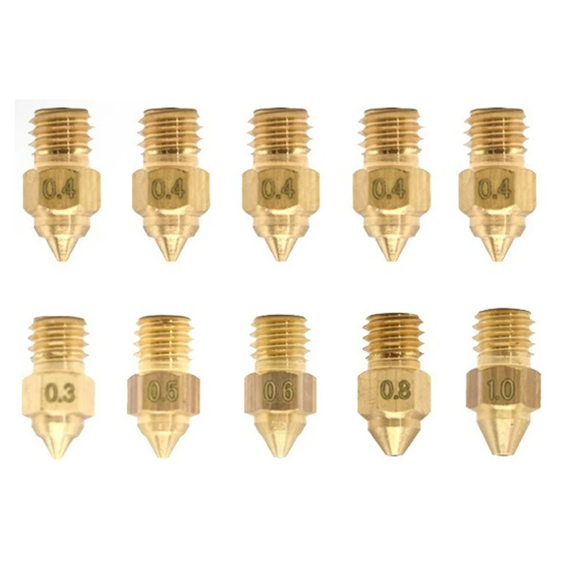 CR-6SE فوهة نحاسية 0.3 مللي متر 0.4 مللي متر 0.5 مللي متر 0.6 مللي متر 0.8 مللي متر 1.0 مللي متر فوهة طابعة الطارد ملحقات طابعة ثلاثية الأبعاد #3