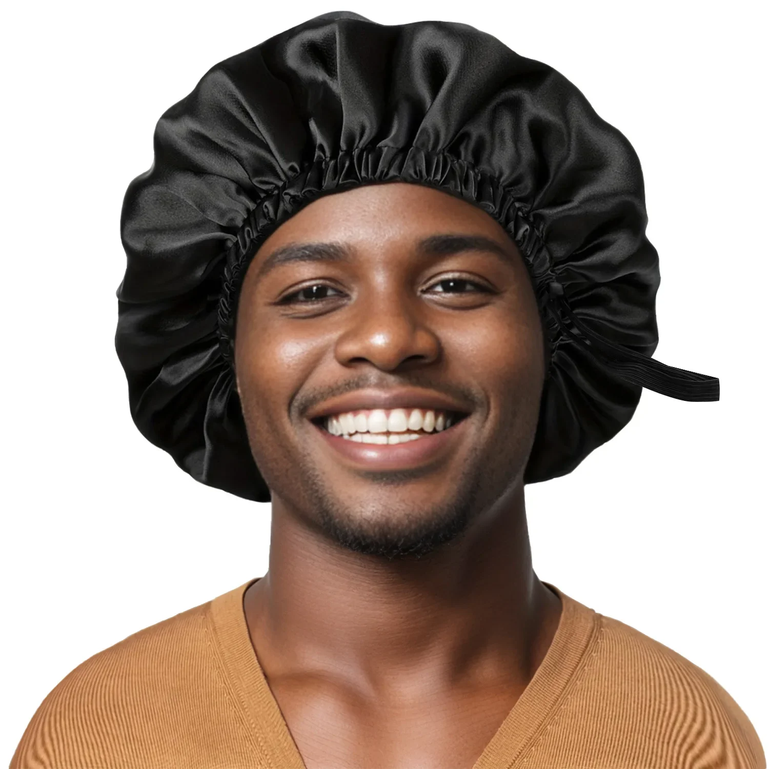 

Reversible Satin Sleep Sleeping for Women Men Headscarf Elastic Hair Care Bonnet Cancer Chemo Caps Adjustable Headwear Hats
