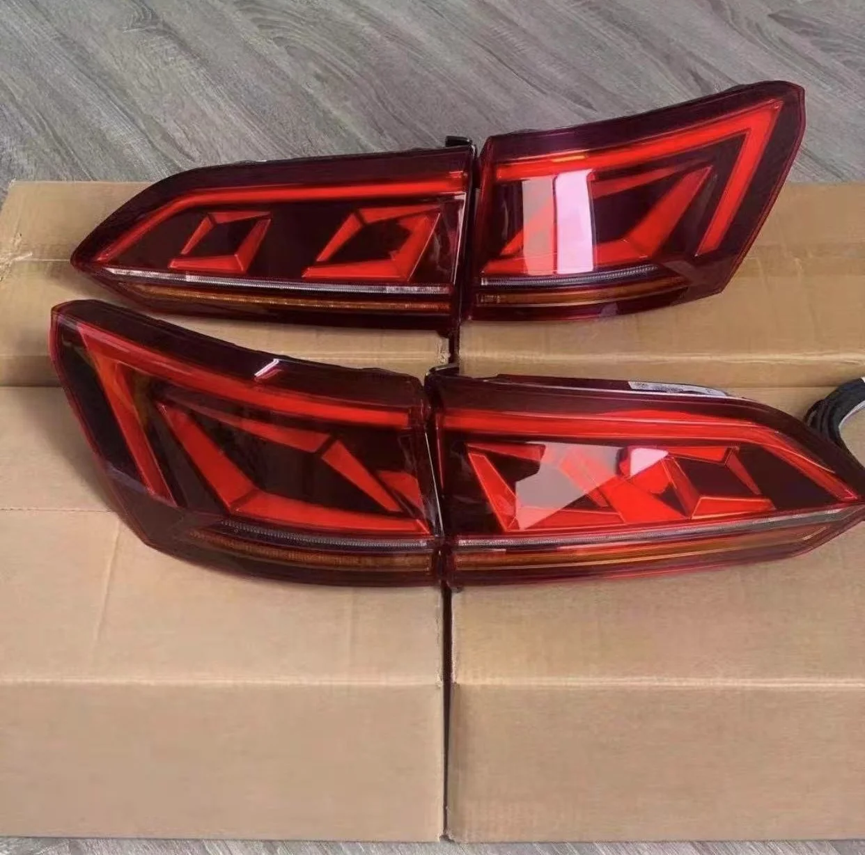 OEM لشركة فولكس فاجن طوارق CR ترقية تدفق بدوره إشارة الذيل ضوء LED الضوء الخلفي المدخن الأسود الذيل الخفيفة 760945308 أ 307A 208A 207A #2