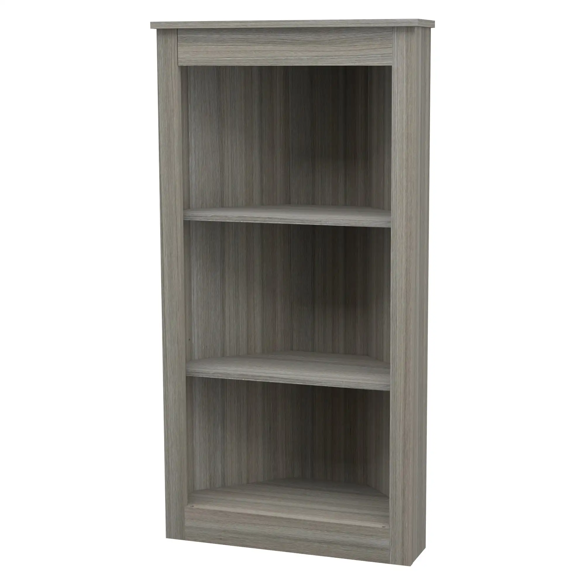 

Inval 47" 3-Shelf Corner Bookcase, Gray