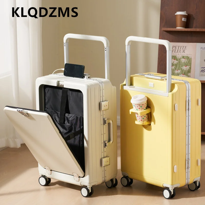 KLQDZMS Carry-on Travel Luggage Front Opening Laptop Boarding Case 20