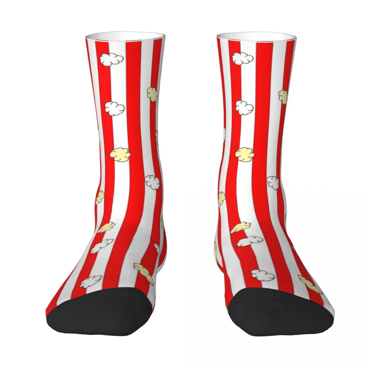 Movie Theater Buttered Popcorn Men Women Happy Socks Windproof Novelty Spring Summer Autumn Winter Stockings Gift