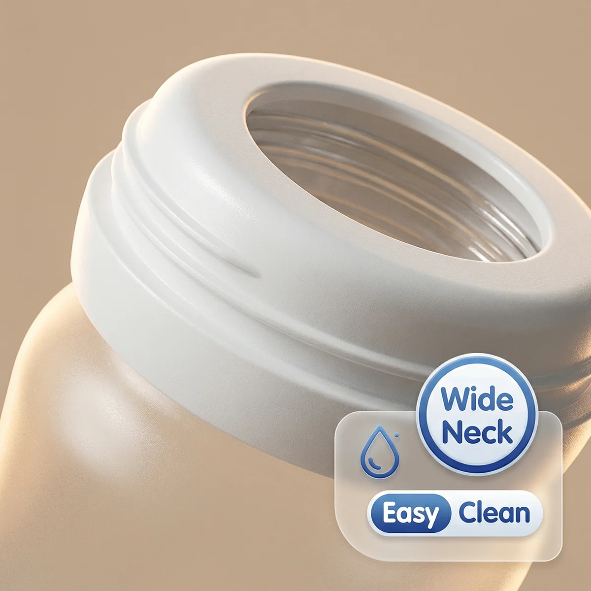 Neues 3-in-1 Freihändiges 300ml Weithalsflaschen-Set: Schnuller, Babyflasche, Aufbewahrungsflasche, Schwerkraftkugel-Design, Einfaches Füttern – Detail 6