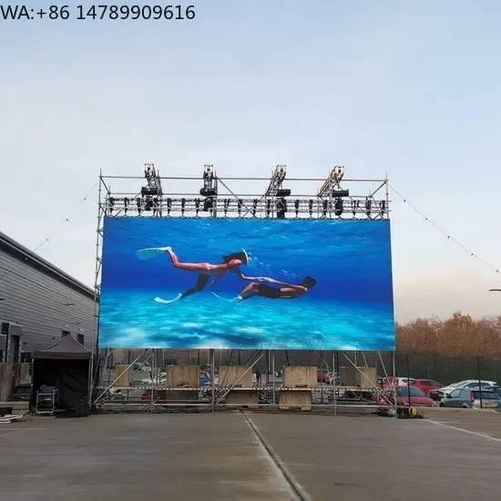 Custom Weatherproof Outdoor LED DisplayHigh Brightness Die-Casting Al-Cabinet 500*500mm/500*1000mm HD P3.91 Outdoor Stage Rental