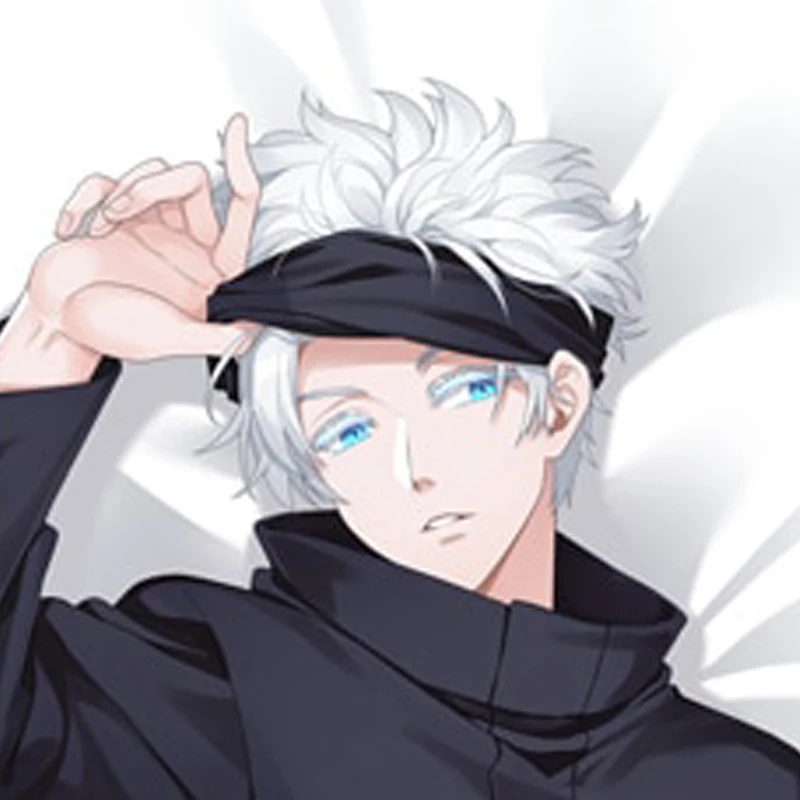 

Dakimakura Anime Pillow Cover Gojo Satoru Double Sided Print 2Way Cushion Cover Xmas Gifts