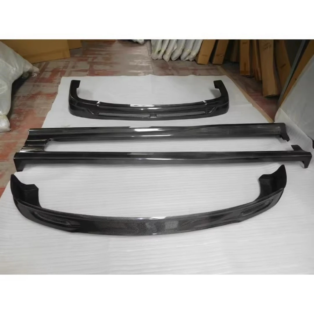 Front Rear Lip Side Skirt Assembly For Hyundai Kona Modified Resin Carbon Fiber Auto Accessories