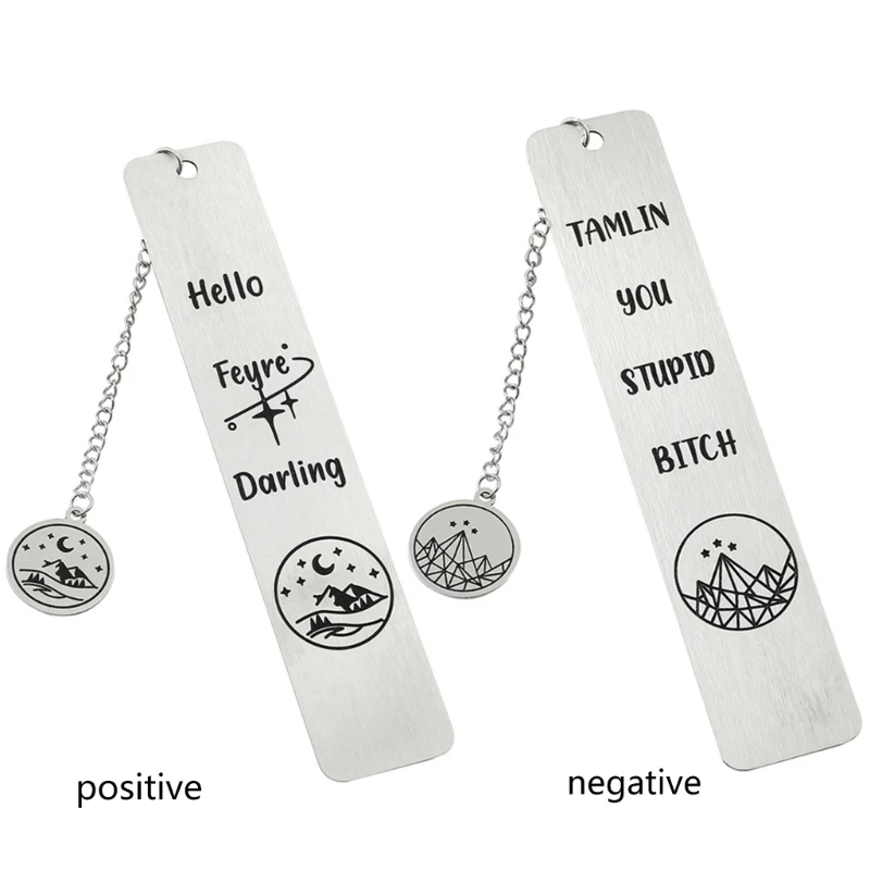 Юбилейный маркер страниц с подвеской, металлические закладки, гравированные книжные маркеры, маркеры страниц, принадлежности для