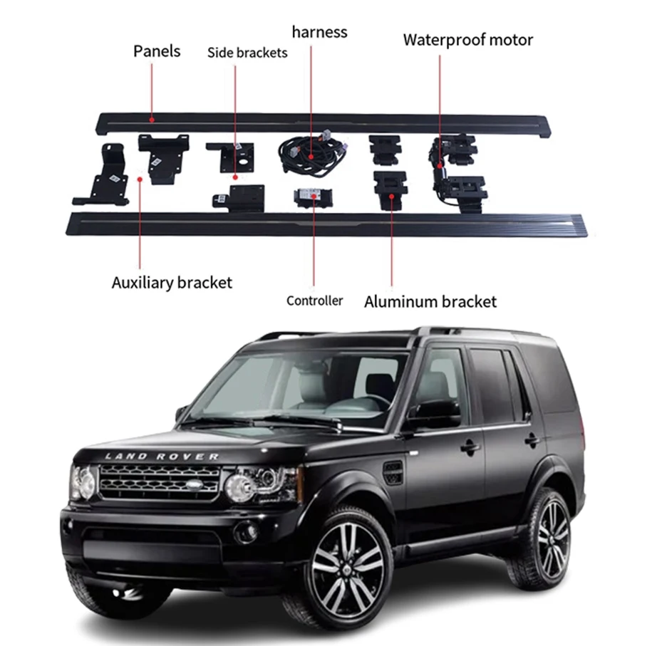 Intelligent electric side step electric Running Board Aluminum Electric Side Step for 10-13 Land  Rover Discovery 4