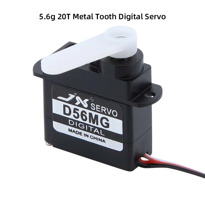 JX steering gear D56MG metal tooth gliding model with flapping wings and fixed wings, 6g high-speed digital steering gear