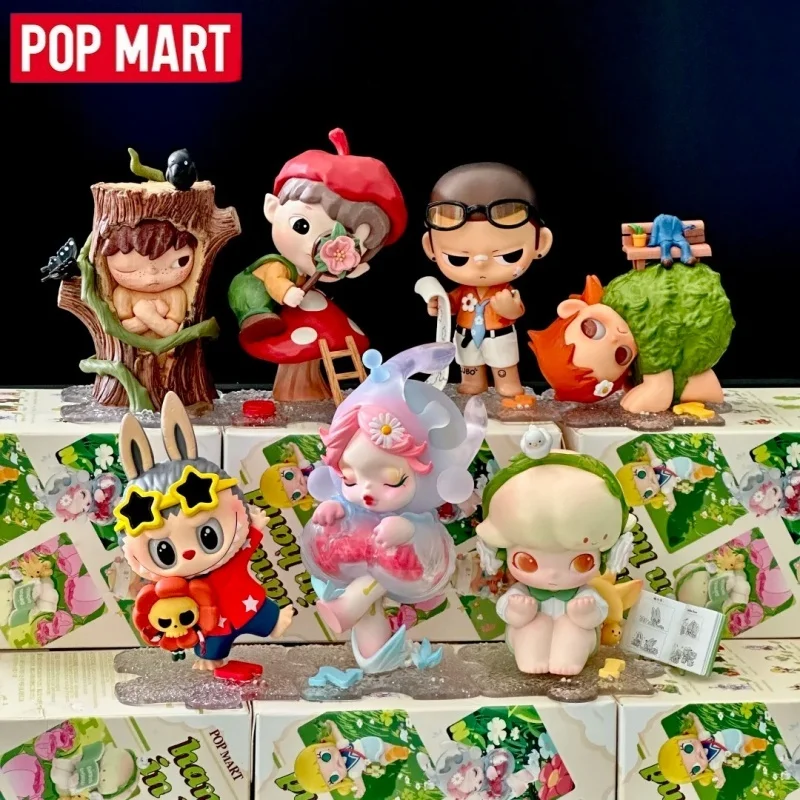 

Оригинальная серия Popmart Hand In Hand, слепая коробка, ПВХ, загадочная коробка, модные игрушки, кавайная кукла, экшн-фигурки, украшения, детские рождественские подарки