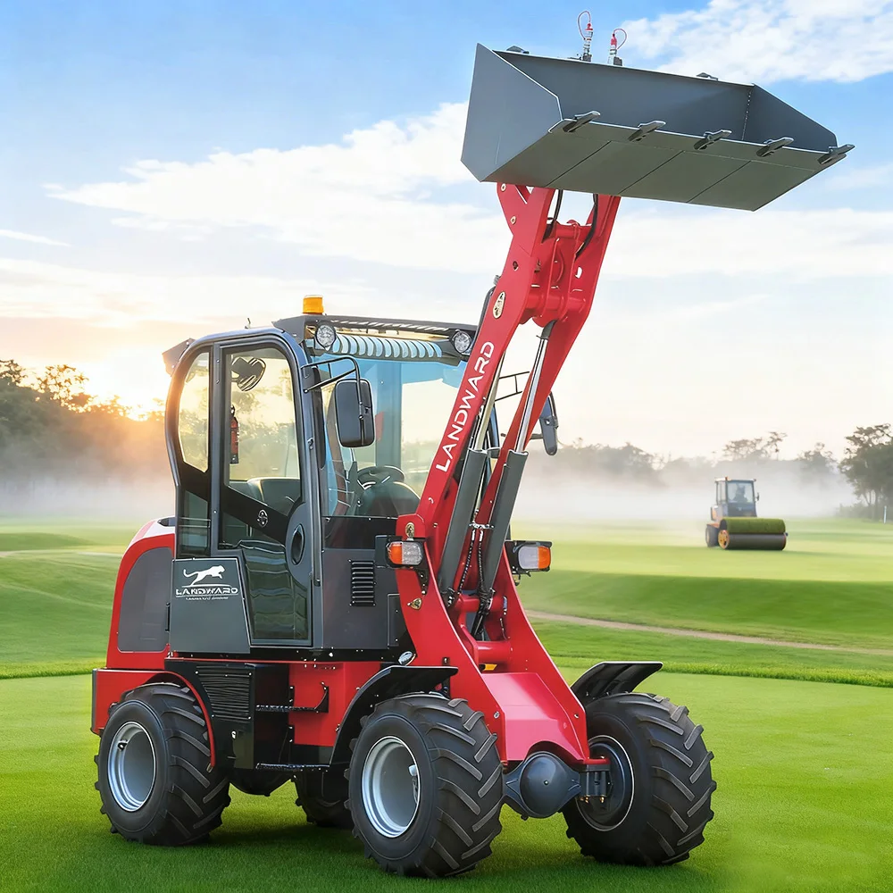 

European Style Compact Loader Kubota/Yunnei Engine Wheel Loader 2 Ton Mini Loader W810 New Hydraulic Agricultural Loader Custom