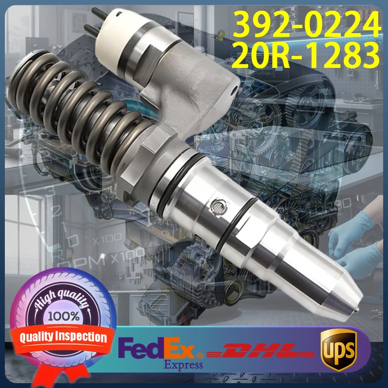 

392-0224 High Quality Diesel Fuel Injector 20R-1283 for Caterpillar CAT 3508B 3508C 3516B 3516C Engine