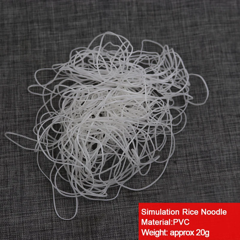 

1Pack Simulation Noodle Miniature Food Vegetable Rice Noodles Model Pasta Restaurant Hotel Kitchen Decorate Display Photo Props