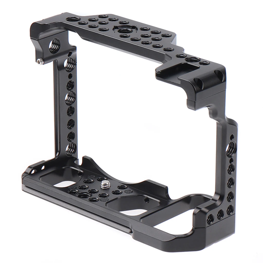 Camera Cage for Nikon Z5/Z6/Z7/Z6II/Z7II Camera Top Handle Grip Video Rig Protect the Cameras Aluminum Alloy