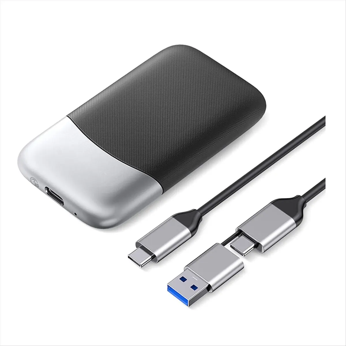 ■★New Arrival Fashion  2.5 Inch External Solid State Drive 2000MB/S External Solid State Drive 512GB USB 3.2 Gen2 Type- C PSSD f