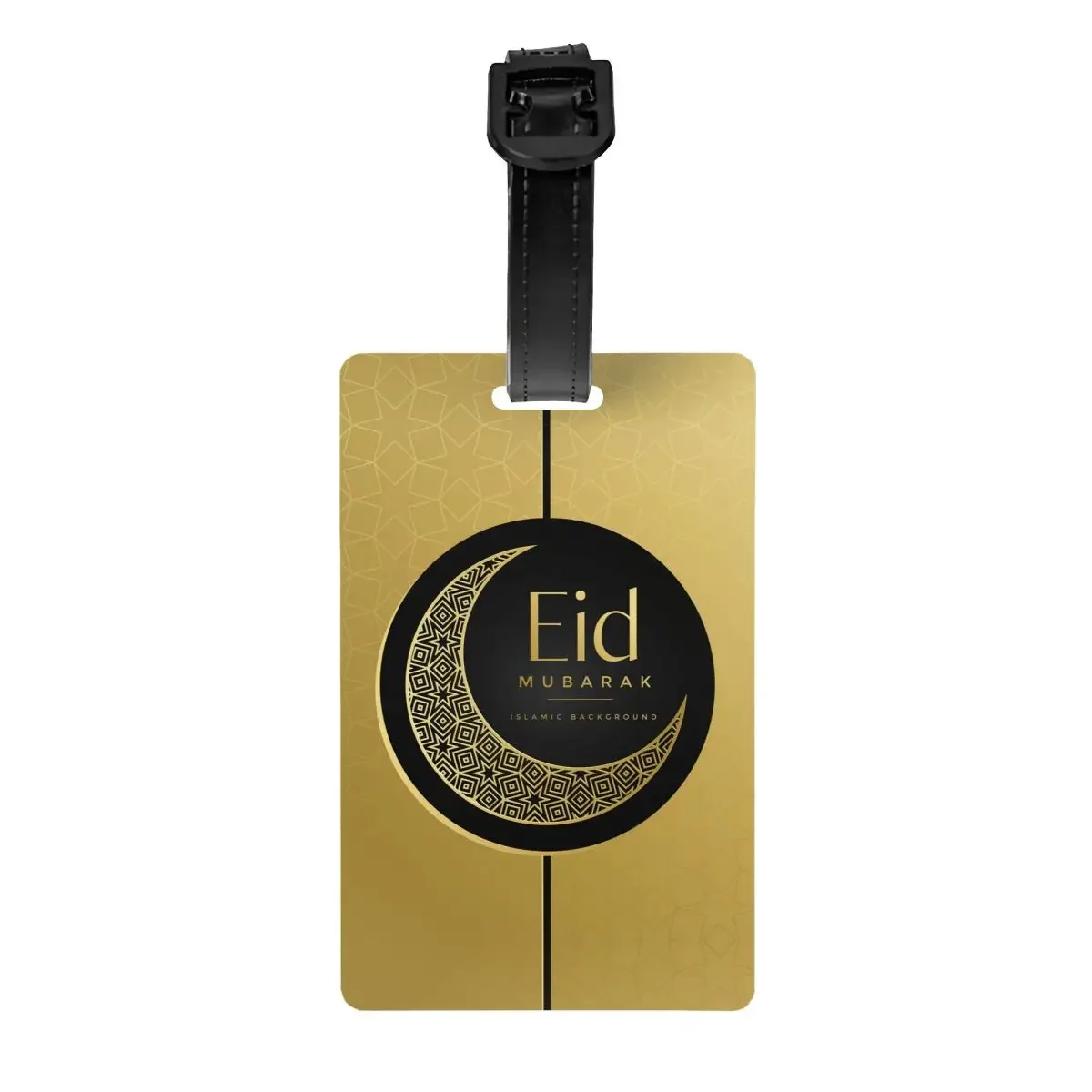 

Eid Mubarak Luggage Tag Custom Islamic Ramadan Kareem Baggage Tags Privacy Cover Name ID Card