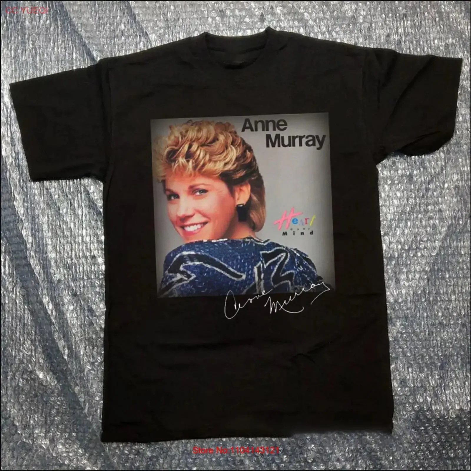 Anne Murray Heart Over Mind T shirt Full Size S to 5XL MC899 vintage Washed Breathable streetwear Soft Comfortable Stylish