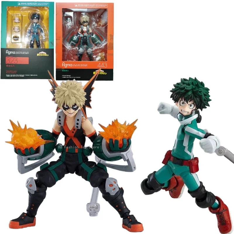 Женская Оригинальная фигурка 443, аниме Моя геройская академия, Bakugou, Katsuki, Midoriya, Izuku, 14 см, экшн-фигурка, коллекционная игрушка, подарок