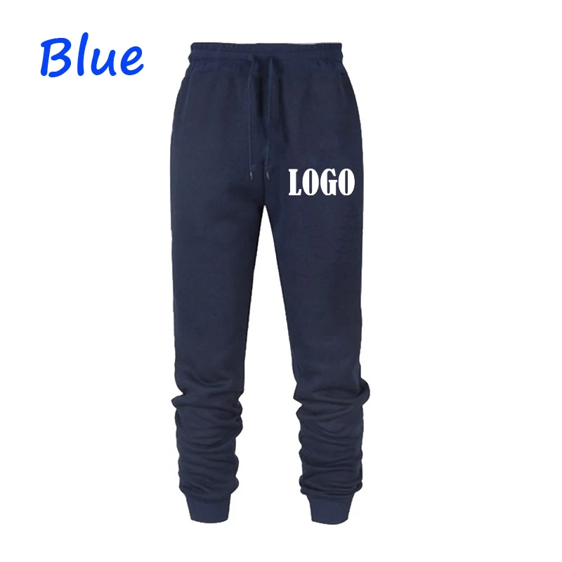 Customized Men\'s Sport Long Pants Running Joggers Trousers Elastic Outdoor Pants