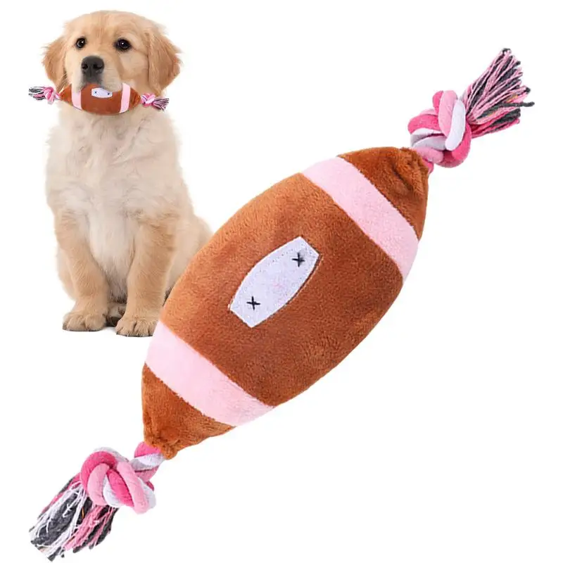 

Plush Squeaky Dog Toys Dog Plush Toy With Sound Ball Dog Toy Safe Soft Stuffed Dog Toys For Small Dogs Medium & Large Dogs Play