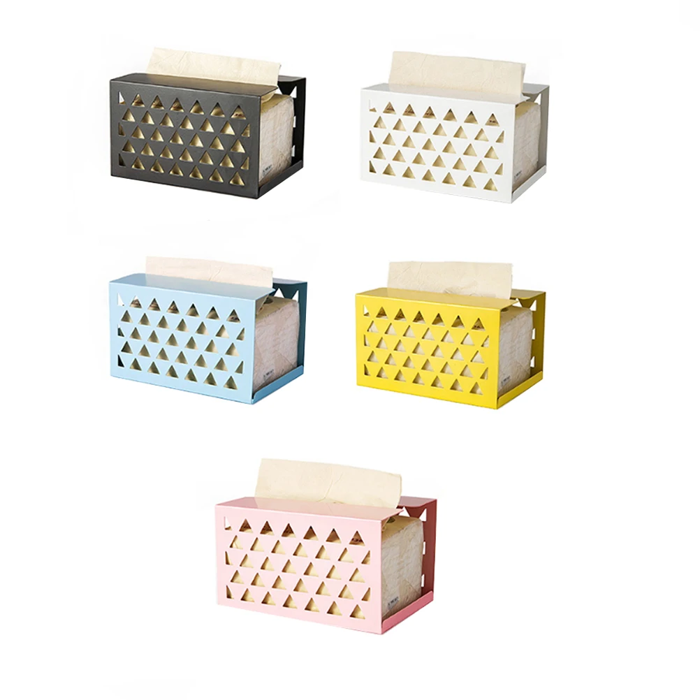 1 pc Eisen Kunst Tissue Box Robuste Hohl Metall Papier Halter Für Home Office Hotel Decor Serviette Lagerung Container Handtuch