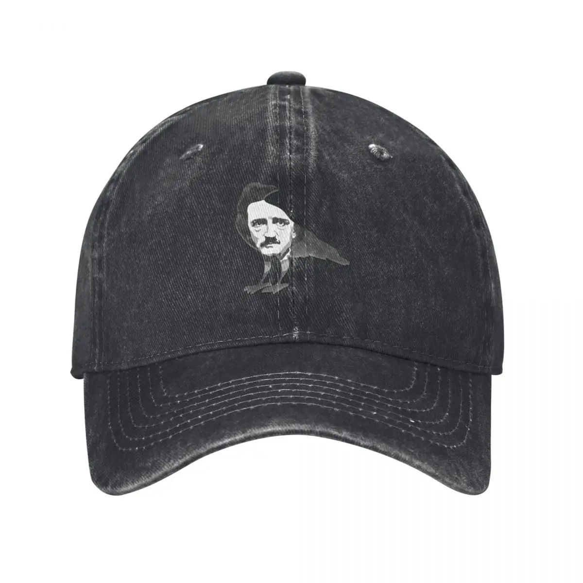 Edgar Allan Poe - Standing Raven Baseball Cap tea Hat Vintage Military Cap Man Mens Hats Women's