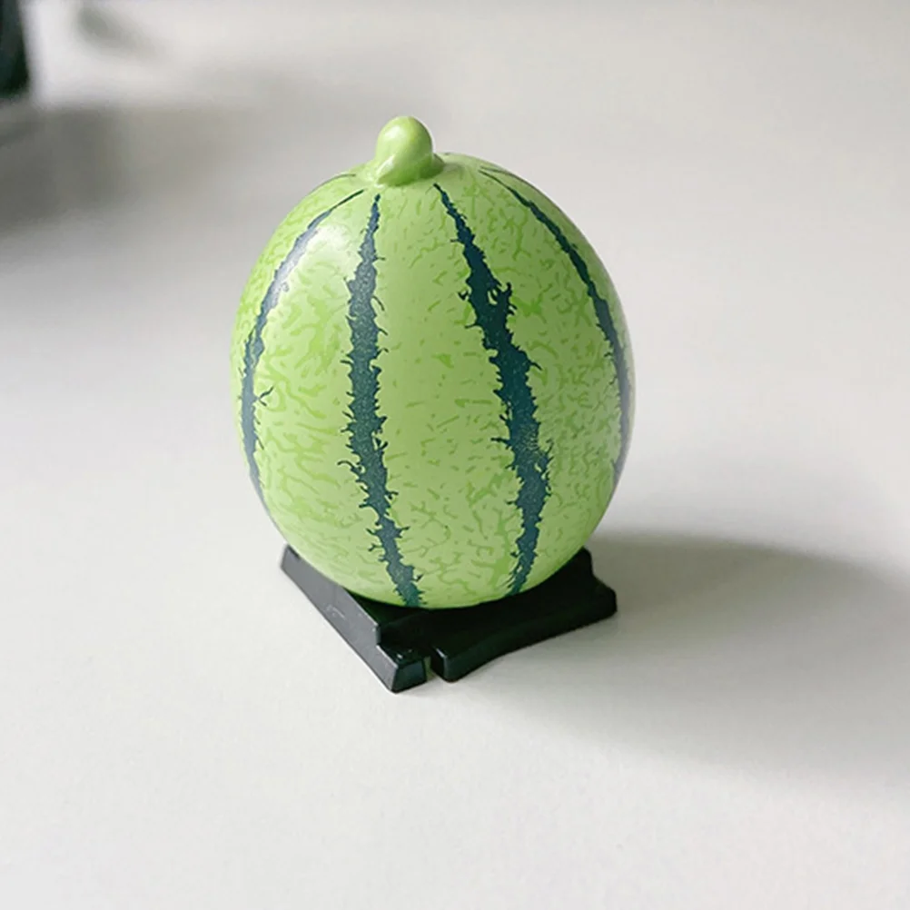 6 Pcs Artificial Fruit Watermelon Mini Faux Watermelons Decor Scene Layout Prop