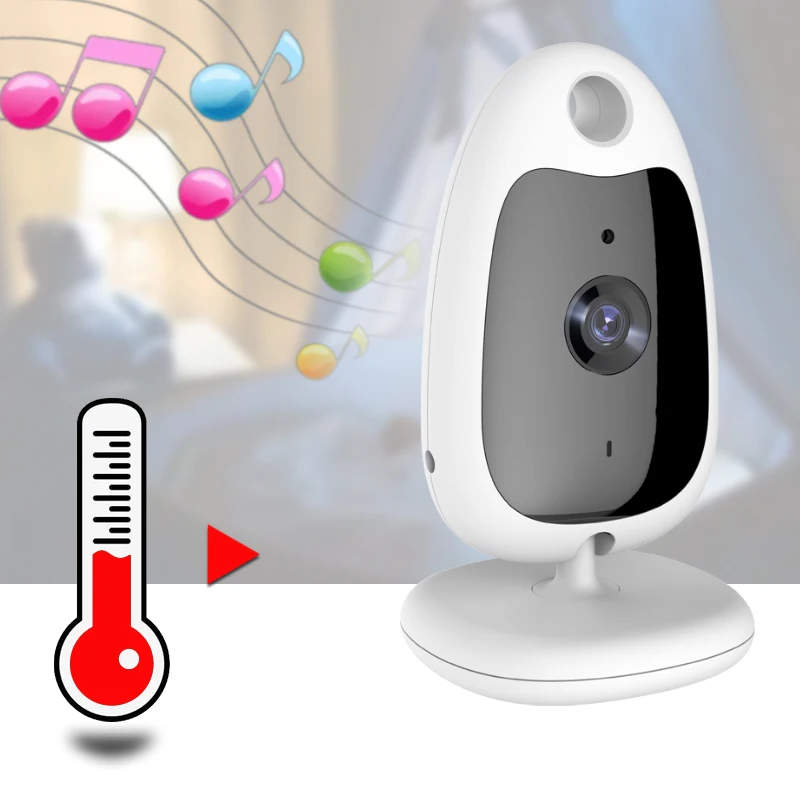 VB610 Wireless LCD Audio Video Baby Monitor 2.0 Inch Nanny Music Intercom IR 24h Portable Baby Camera Baby Walkie Talkie Babysit