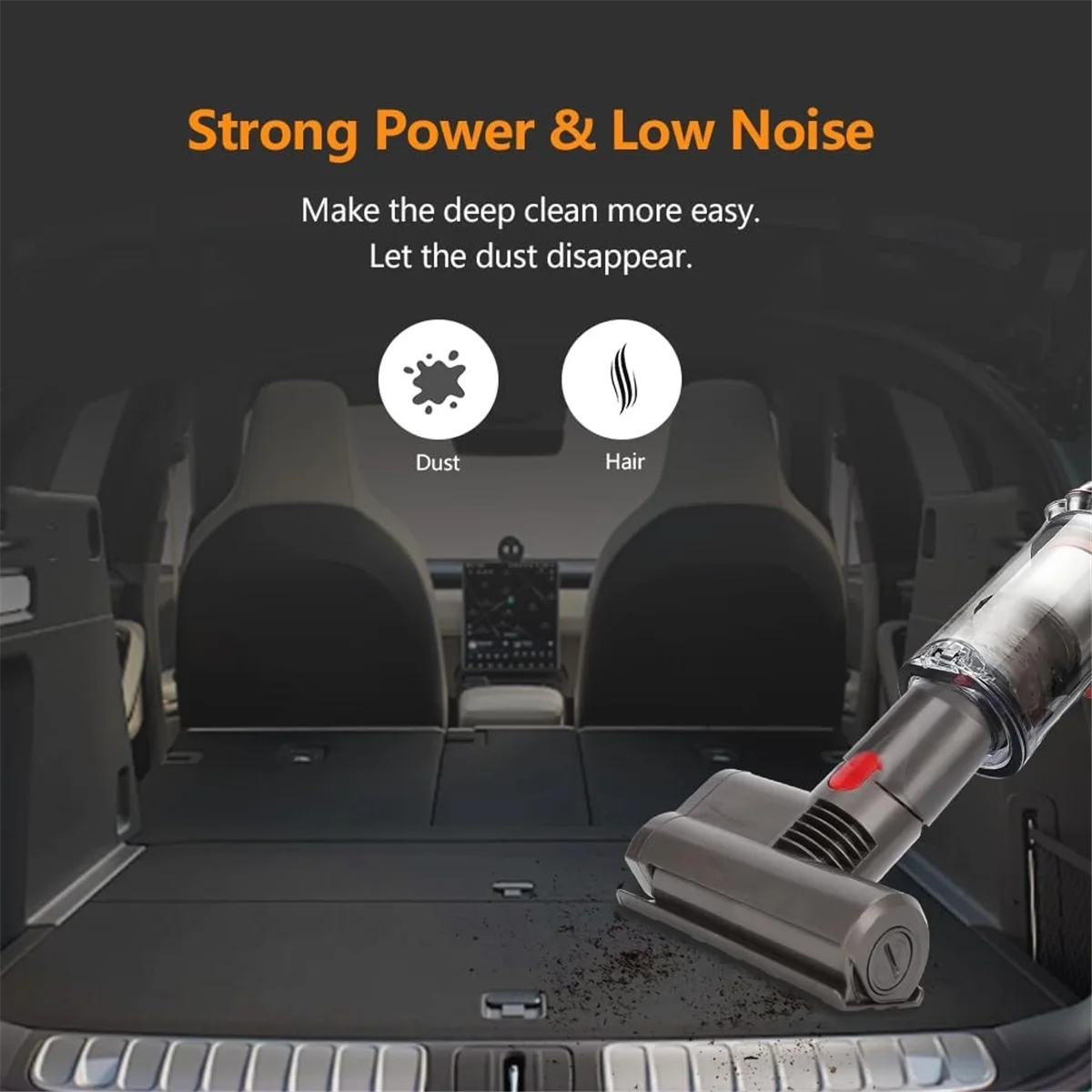 FZFZ 미니 브러시 헤드 도구 (V7 V8 V10 V11 V15 무선 스틱 진공 청소기용) 침대 소파 카펫 자동차 딥 클리닝