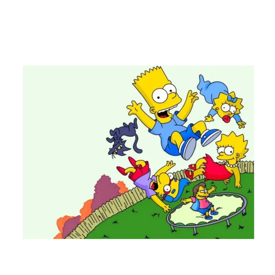 ألغاز سمبسنز المضحكة من الورق المقوى/خشبي 108/200/300/500/1000 قطعة ألغاز للبالغين والأطفال هدايا ألعاب عائلية