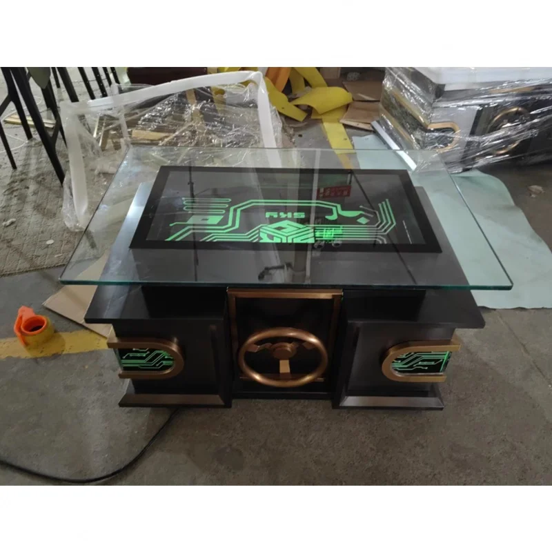 

Custom, factory price bar furniture glass top LED light up USB bar tables frames metal nightclub luminous cocktail bar table