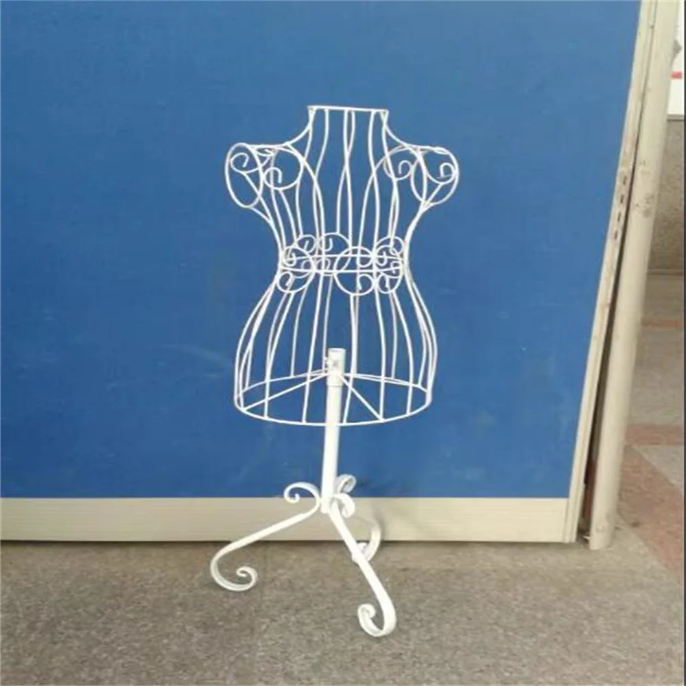 Iron Art Full Body Child Cloth Mannequin, Display Tripod Stand, Shooting Props, Wedding Dress Hanging Rack, F018, 2024