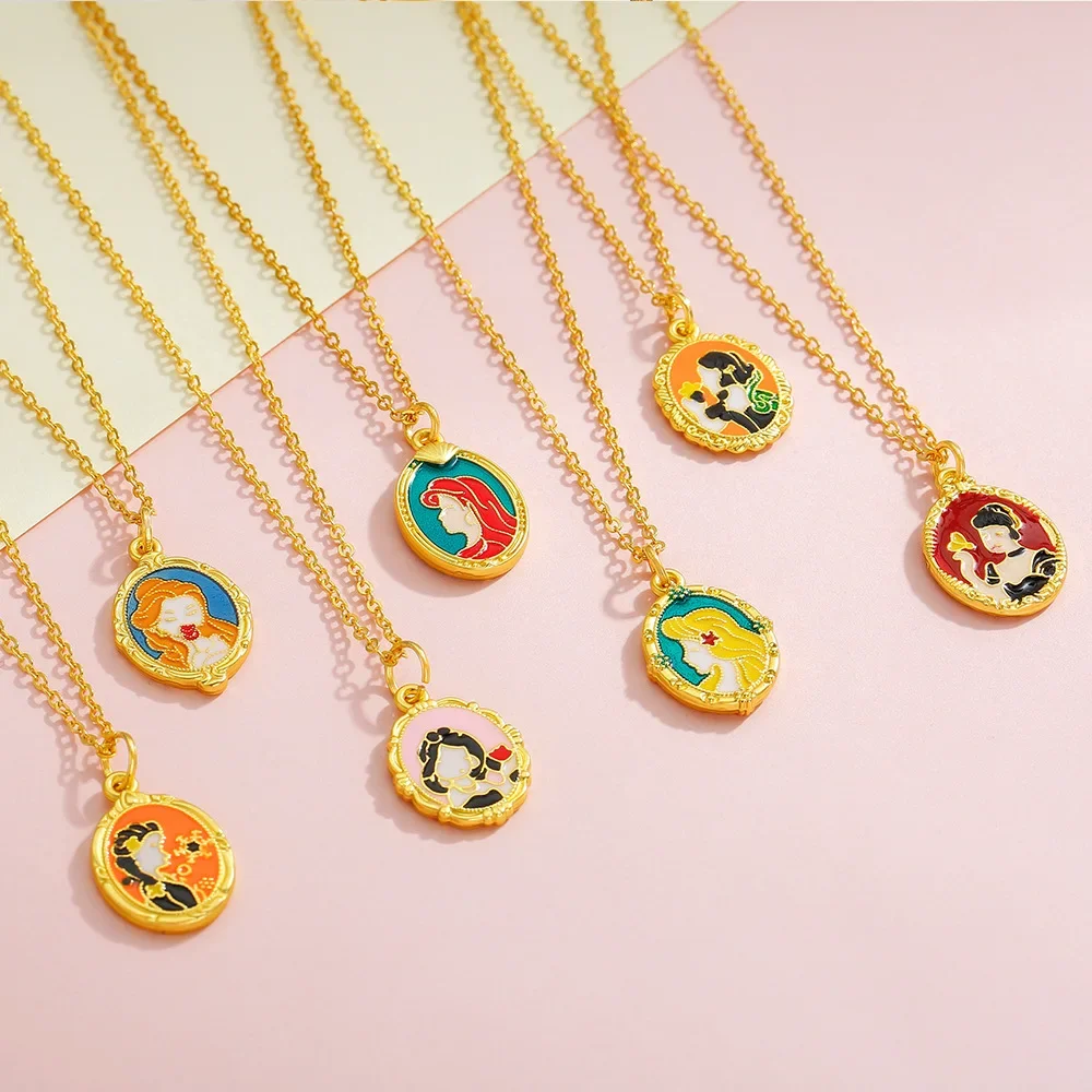 

Sand gold blue oil-dripping fashion clothing accessories, Seven princesses Mermaid, children's diy ornaments, handcrafted