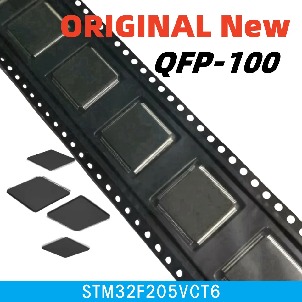 

(1-10PCS) STM32F205VCT6 QFP-100 Automotive-Grade MCU with CAN/USB/Ethernet Interface AEC-Q100 Certified Wholesale