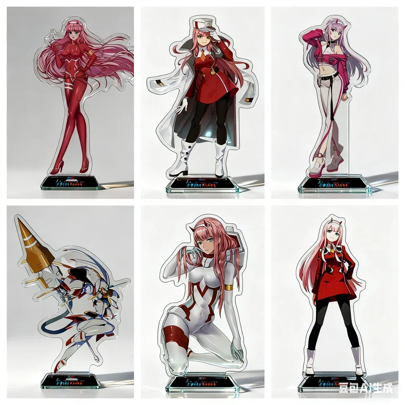 

Anime DARLING in the FRANXX Figure Acrylic Stand Model Toys Kawaii ZERO TWO 02 Action Figures Desk Decoration Game Gifts