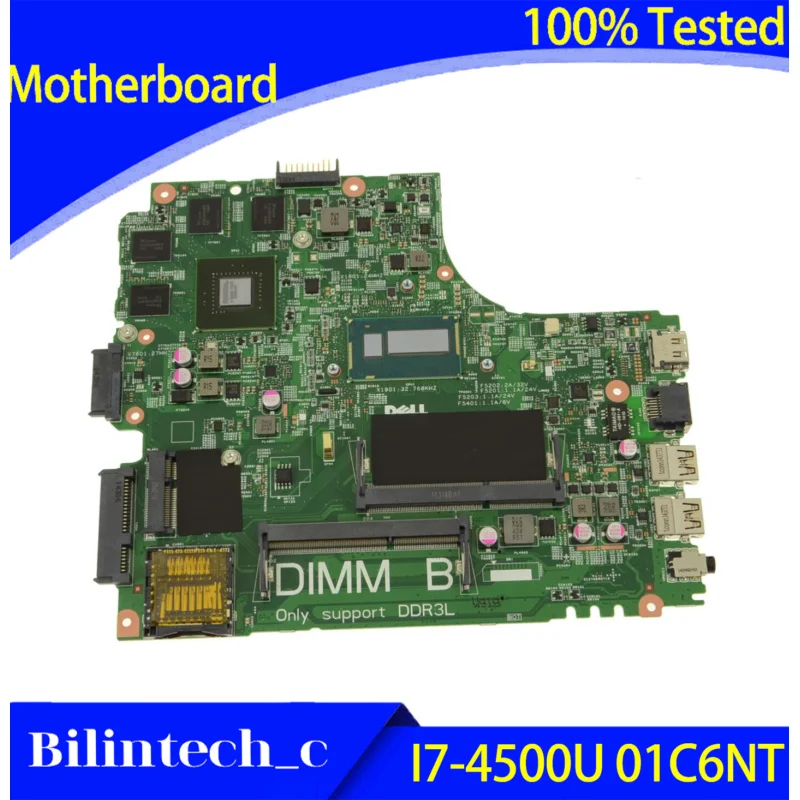 FOR DELL Inspiron 14R 3437 5437 Motherboard Supports I7-4500U 01C6NT N14P-GT-A2