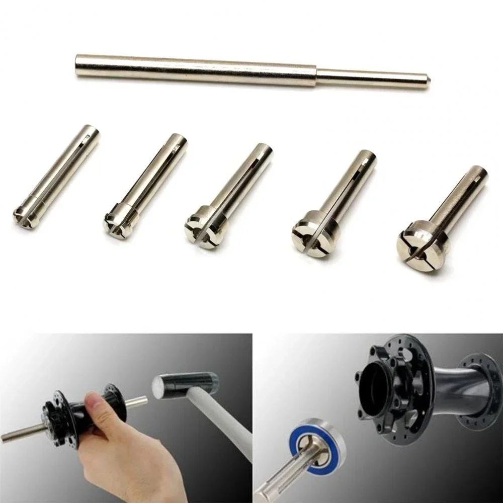 Bicycle Wheel Hub Bearing Disassembly Tool Repair Remover Tool Hand l Set Fixed Gear Remover Pulling Extractor Tool Accessory